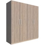 Tủ quần áo 4 buồng 180cm TQA05