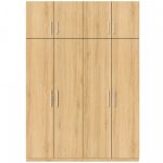Tủ quần áo 4 buồng và ngăn trên chứa đồ TQA03 - Ảnh 6